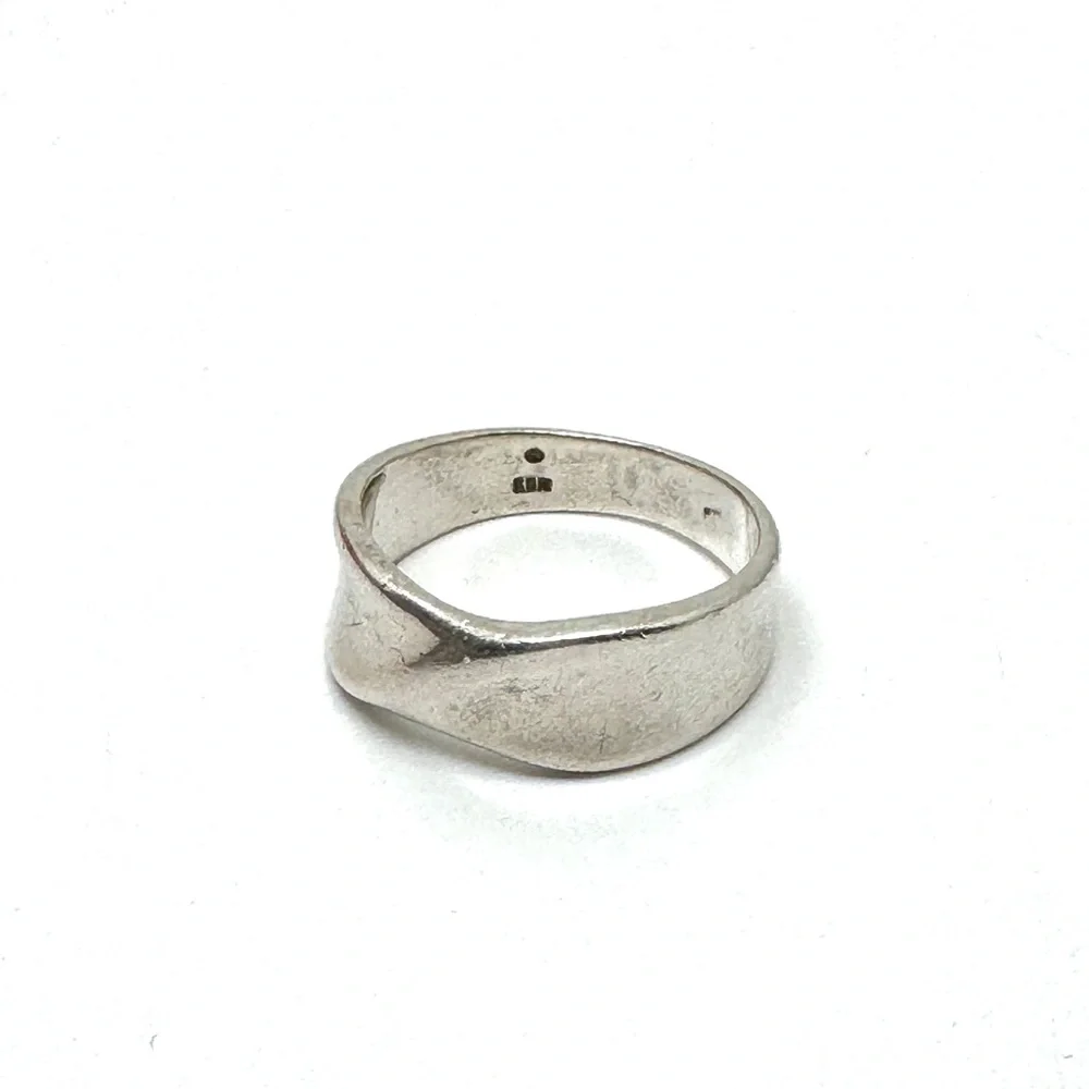 Sterling Silver Twisted Band Ring Size 10 1/2